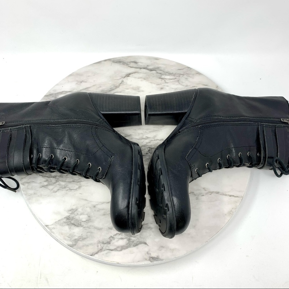 Marc Fisher Peabody Combat Boot 7.5 Goth Grunge Academia Classic Whimsigoth - Picture 7 of 16